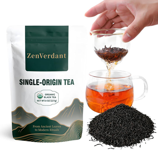 ZenVerdant Premium Organic Lapsang Souchong Black Tea, 8oz