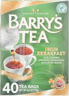 Barry's Tea, Irish Breakfast, 40 Tea Bags (Pack of 6)