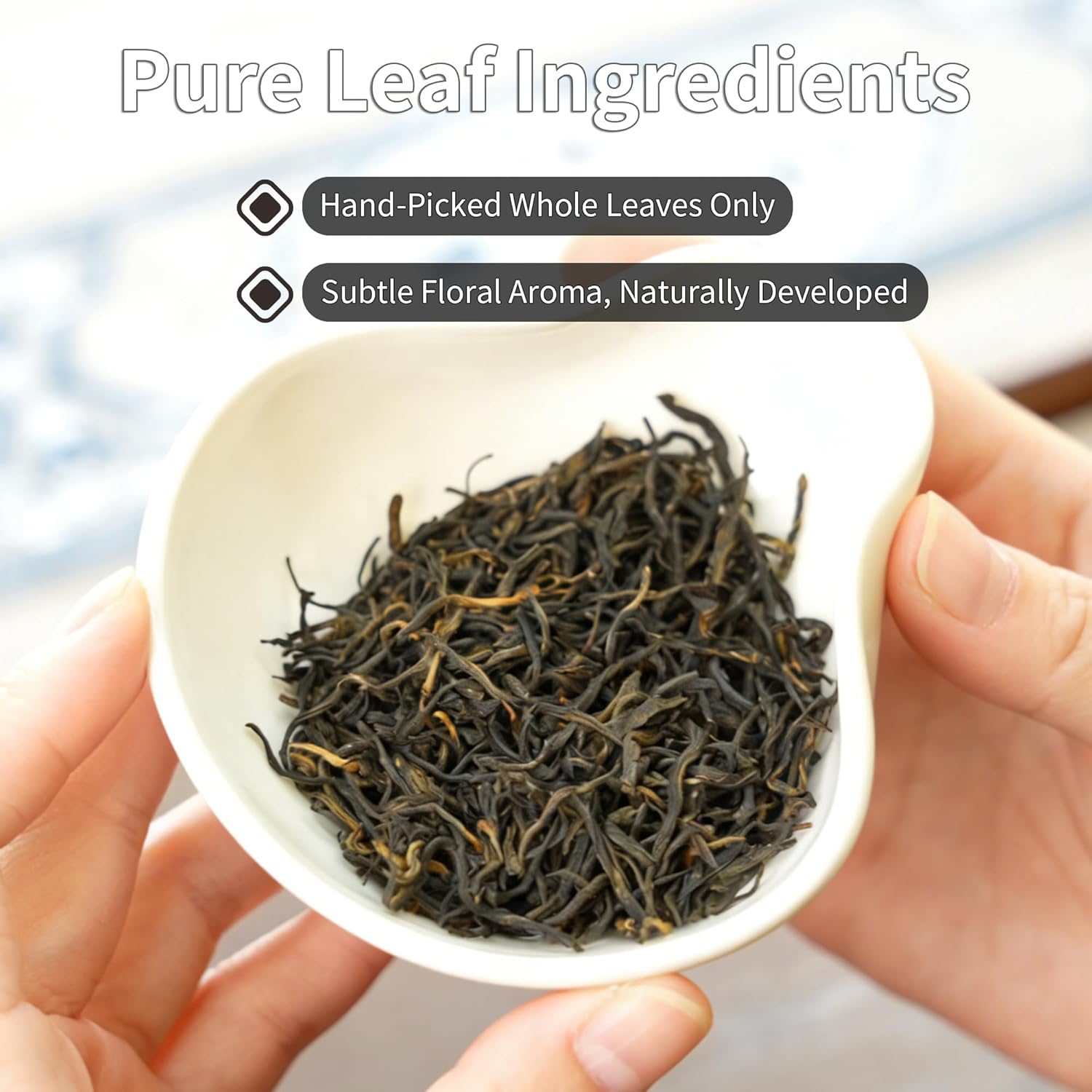 Choteaweis Black Tea Loose Leaf Pure Leaves in Iron Can | Chinese Lapsang Souchong Tea | 100% Natural with No Artificial Additives | 8.8 Ounce (250g)