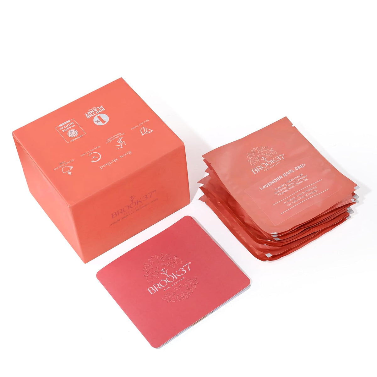 Brook37 Premium Assorted Tea Sampler Box - 8 Exquisite flavours