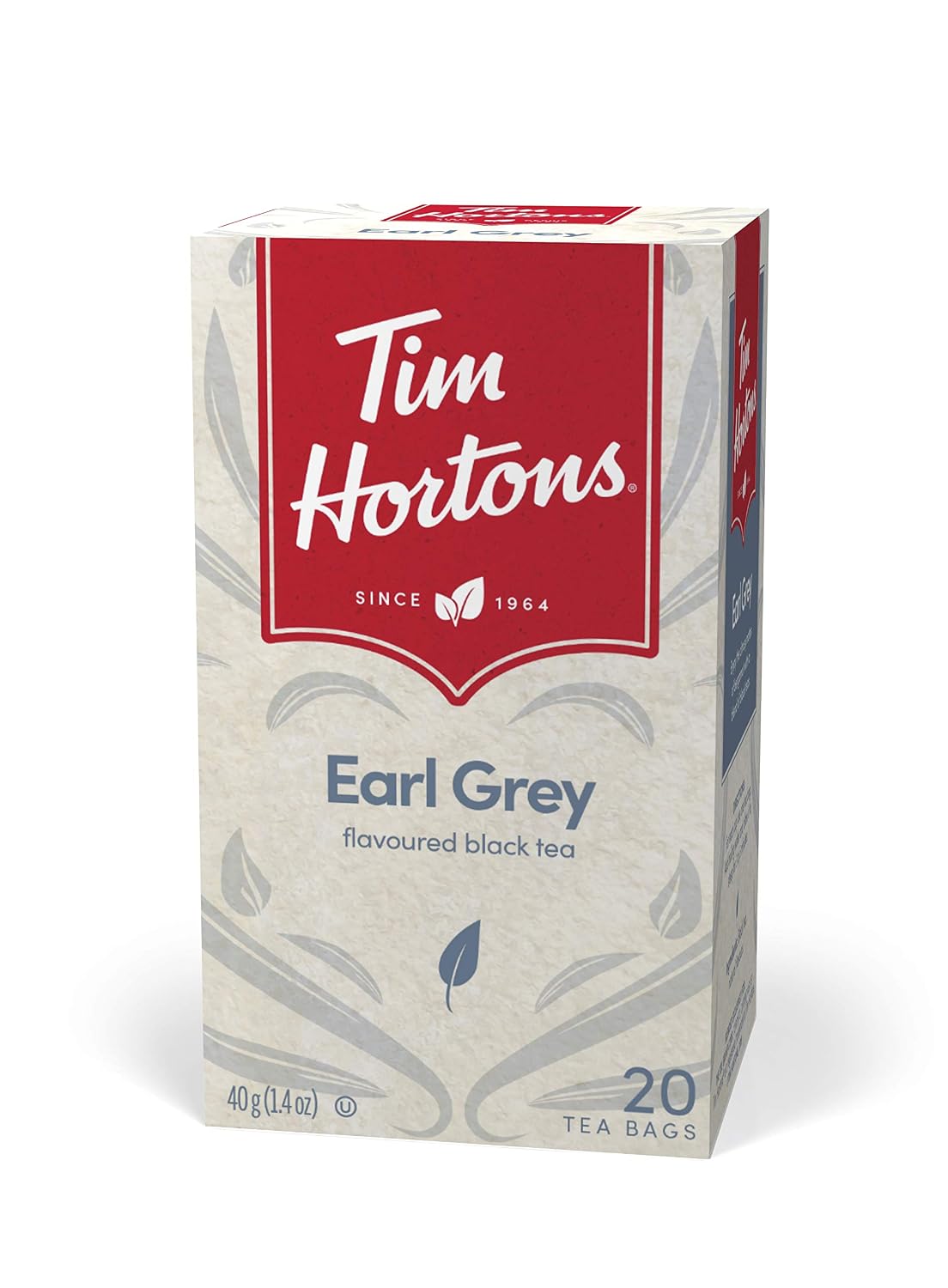 Tim Hortons Earl Grey Tea Bags, 20 count, 40g, 1.4oz {Imported from Canada}