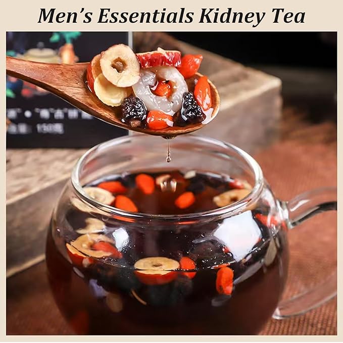 Ginseng Five Treasures Tea, Kidney Tea, Ginseng Six Treasure Traditional KidneyTea for Men and Women, 7 Precious Ingredients Formula