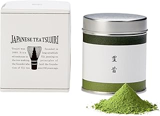 TSUJIRI Matcha - Toyo Mukashi (30g / 1.06oz) - Ceremonial Matcha Powder - Authentic Japanese First Harvest Matcha Green Tea - Uji, Kyoto, Japan, 1860