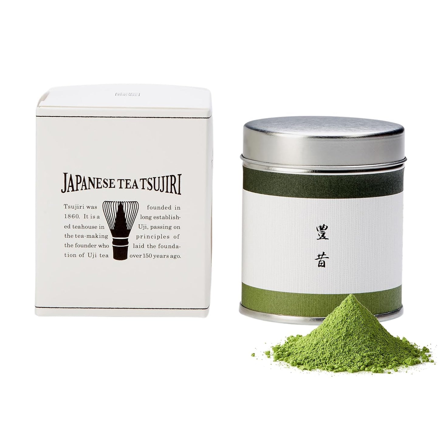 TSUJIRI Toyo Mukashi Matcha Powder - Premium Ceremonial Grade, Rich Umami &amp; Smooth Texture, Samidori-Centered Blend, First Harvest Uji Kyoto Japan, 30g