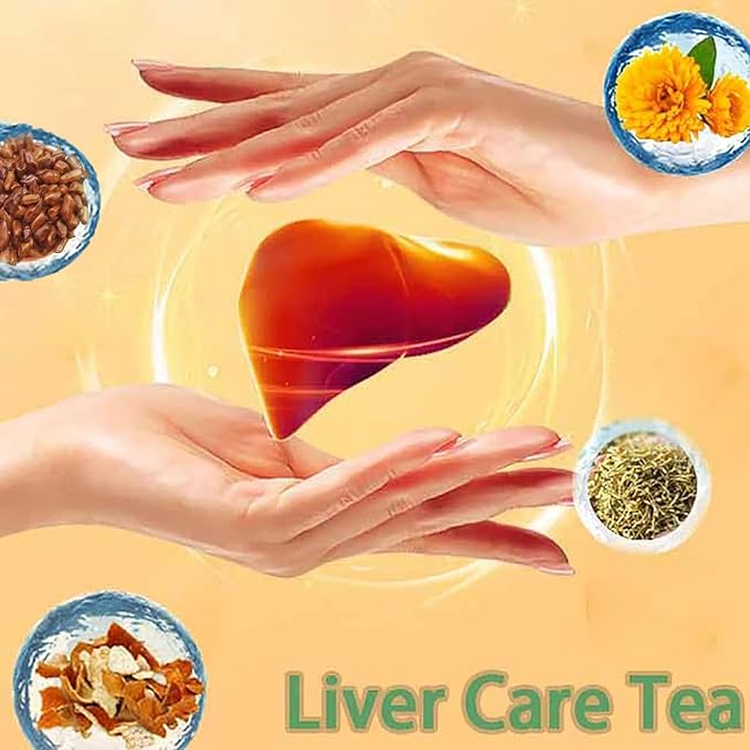 Liver Detox Herbal Tea, Liver Detox Tea Organic, Dandelion Chrysanthemum Cassia Seed Goji Berry Tea, Milk Thistle, Chinese Kidney & Liver Health Tea Bags - 8 Ingredients Natural Blend Formula (1)