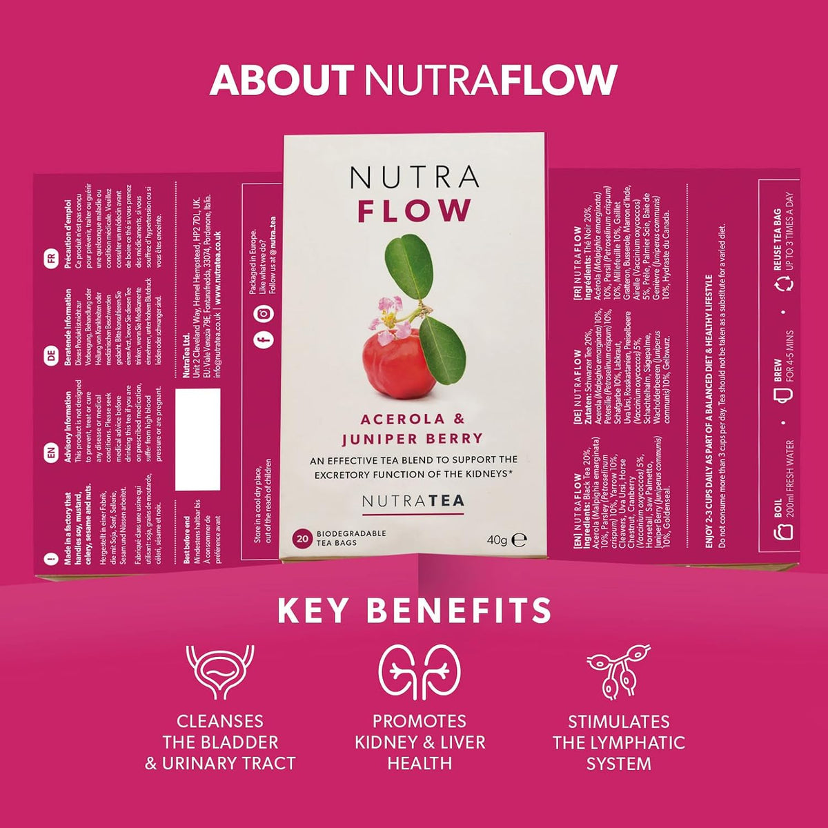 NUTRAFLOW Herbal Tea Blend