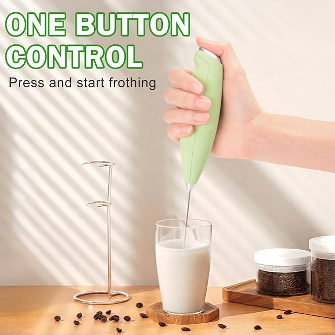 MONOJOY Electric Matcha Whisk Set 4 PCS Matcha Making Kit Powder Mixer Electric Milk Frother Traditional Tea Scoop Chashaku, Spoon, Sifter, Durable Coffee Stirrers Maker Tools Gift for Lovers Beginner