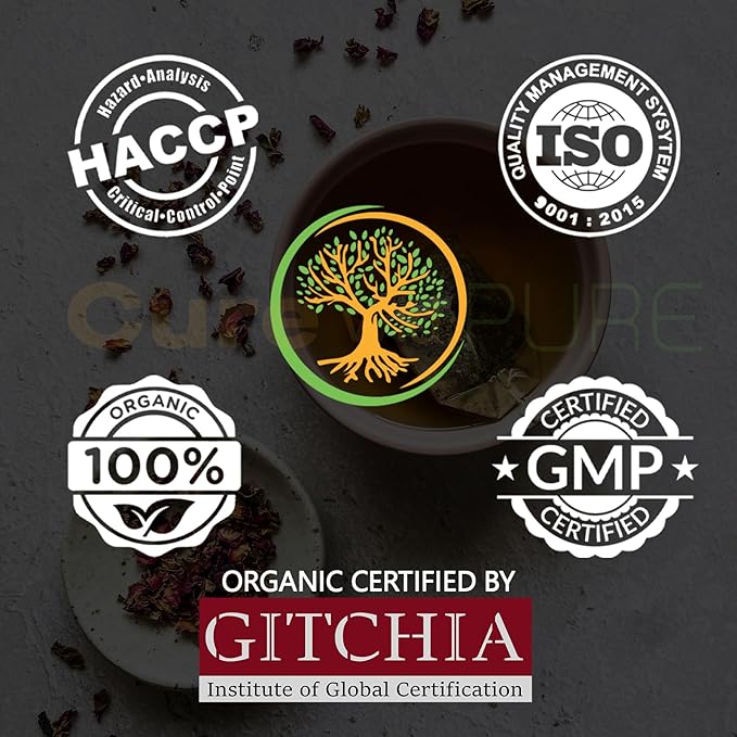 Cure wid Pure Organic Dried Lemongrass - Cut & Sifted 4oz in a Resealable Bag - Non-GMO Lemon Grass for Tea, Cooking, Thai Cuisine, Herbal Teas for Digestive Comfort, Citrus Aroma & Daily Use