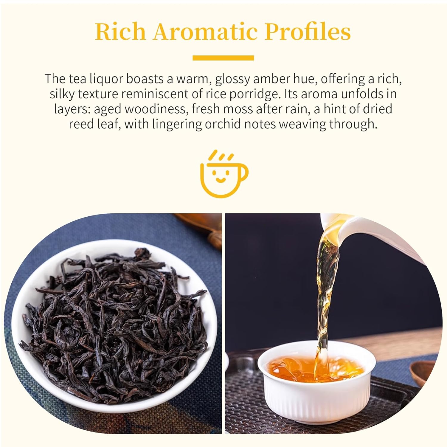 CHADUO Laocong Shuixian Dahongpao Oolong Tea Loose leaf Wuyi Da Hong Pao Chinese Tea 4.23oz/120g Wuyi Rock Tea Zheng Yan Production Area Orchid Fragrance & Woody Fragrance 老枞水仙 武夷岩茶 乌龙茶