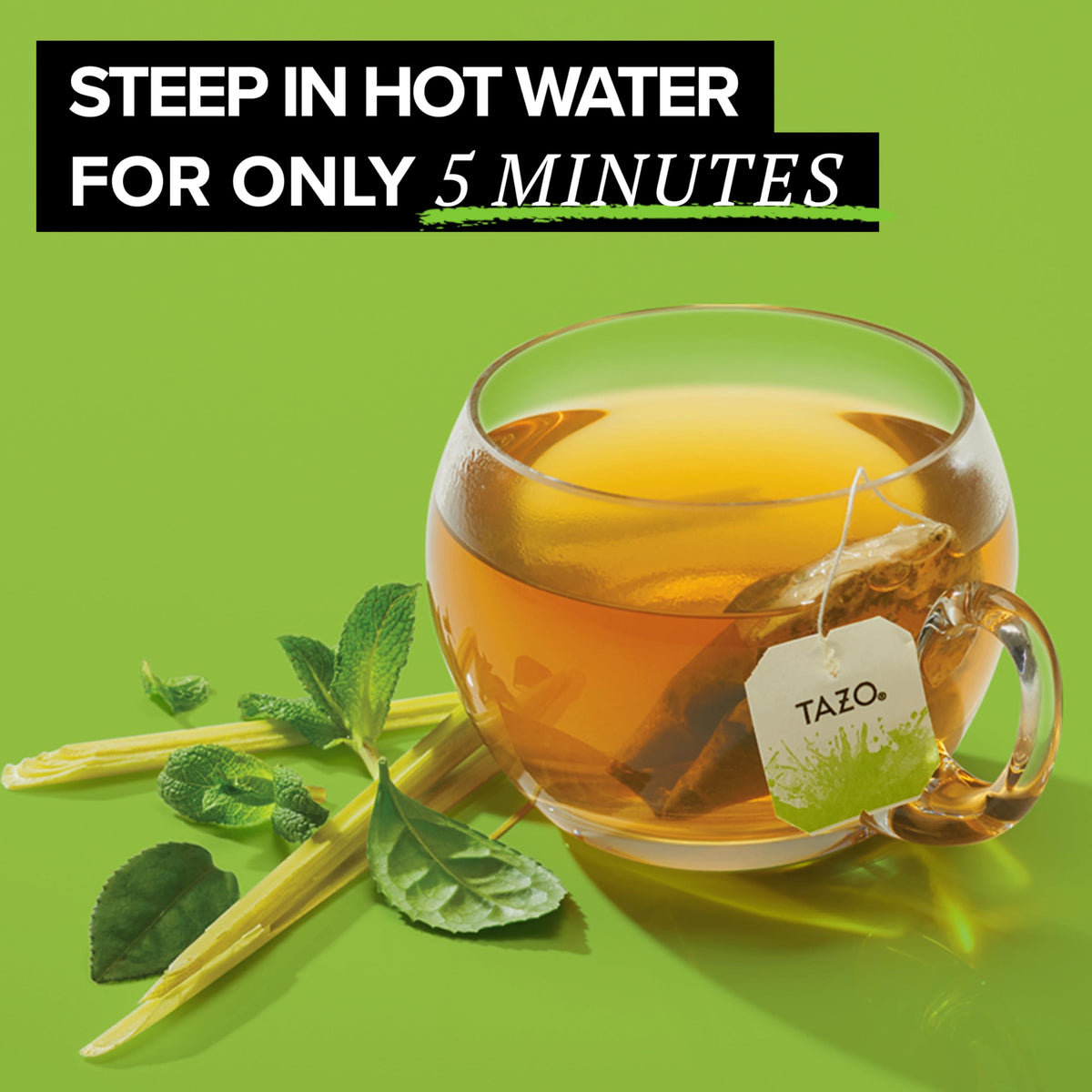 TAZO Organic Zen Green Tea Bags, 96 Total Tea Bags (16ct - Pack of 6)