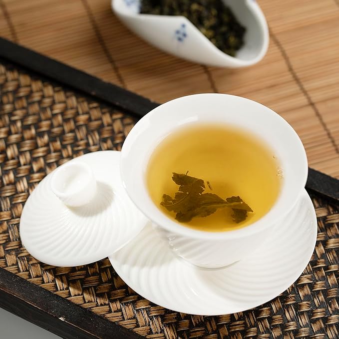 WHF Milk Oolong Tea, Premium Taiwan Ali Mountain Jin Xuan Hand-picked Loose Leaf, Medium Caffeine, 4 Ounce