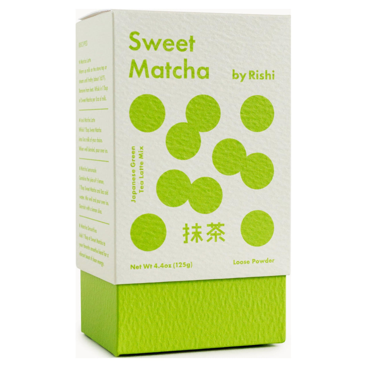 Rishi Tea Sweet Matcha Organic Japanese Sweetened Green Tea Powder, 4oz