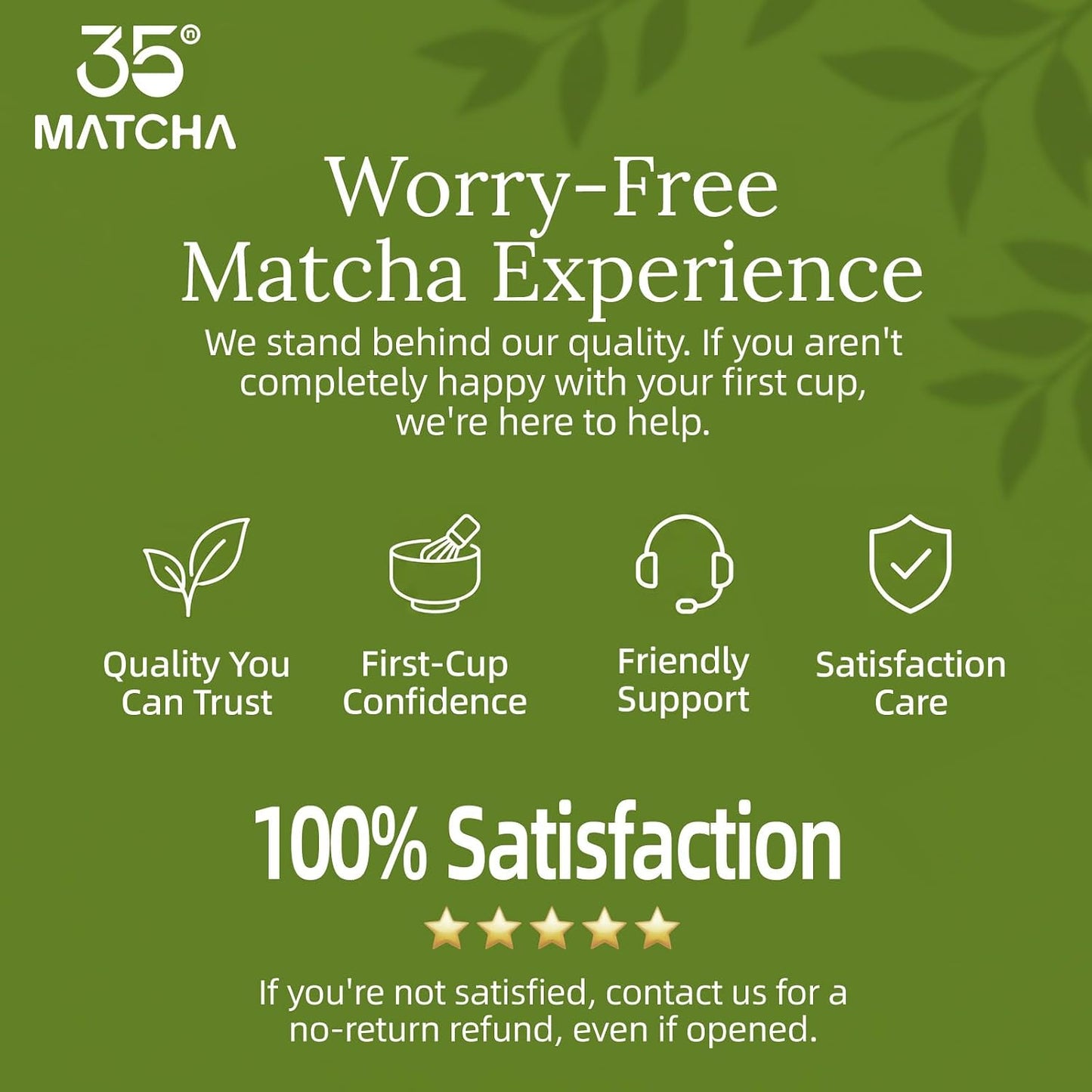 35°N MATCHA Organic Ceremonial Matcha Green Tea Powder, 1.4 oz (40g) | First-harvest, Shade-grown and Stone-milled for a Fine Texture, Balanced Flavor and Smooth Whisking in Lattes or Usucha