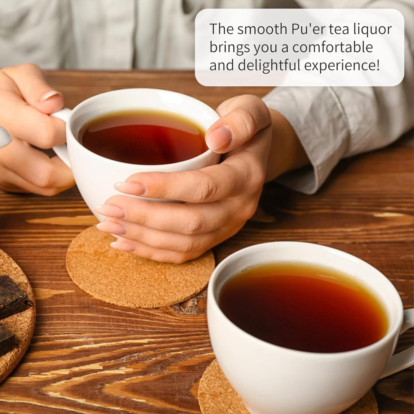 Yuexi Puerh Tea Loose Leaf Grade AAA Chinese Yunnan Puer Aged Fermented Pu-erh Ripe Puerh Chinese Tea Yunnan Ancient Tree 普洱茶 熟茶 宫廷普洱茶 云南勐海 7.05oz/200g