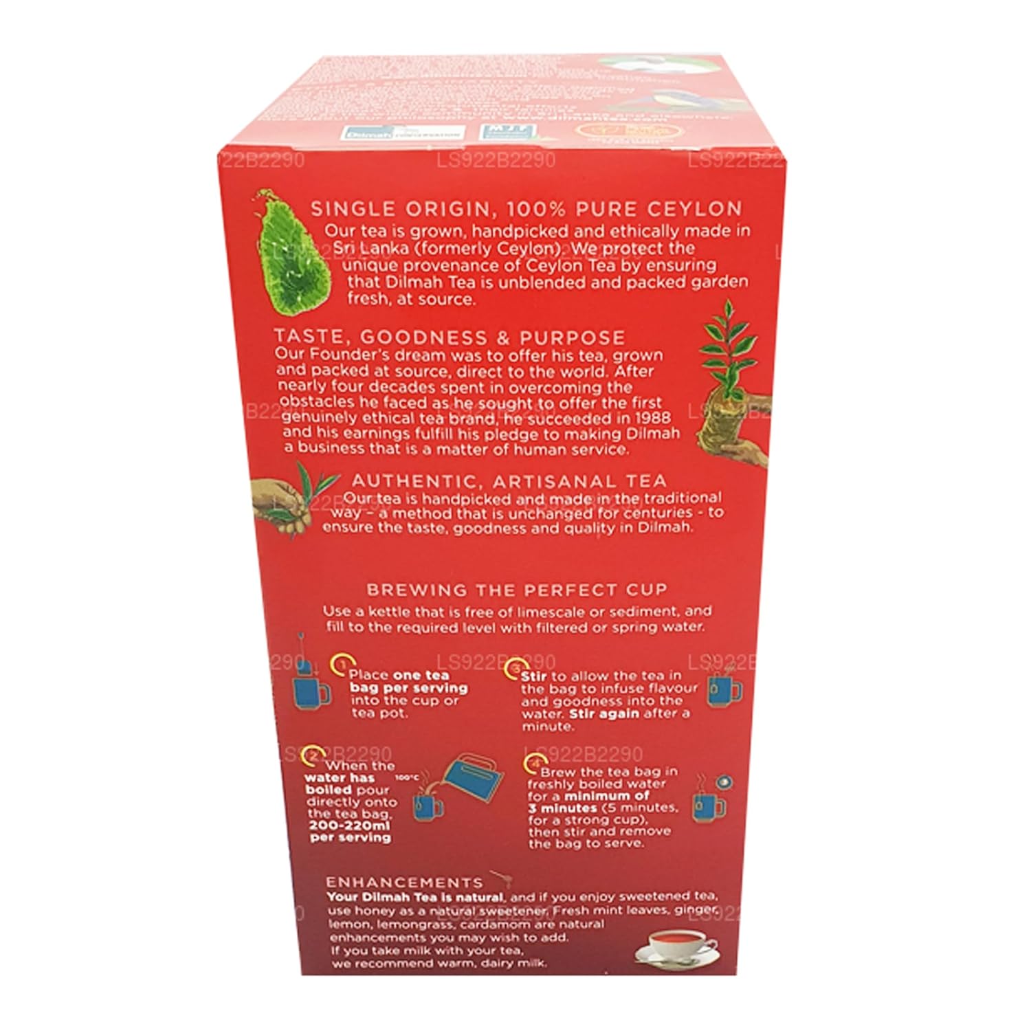 Dilmah® English Breakfast Tea (100g) 50 Tea Bags