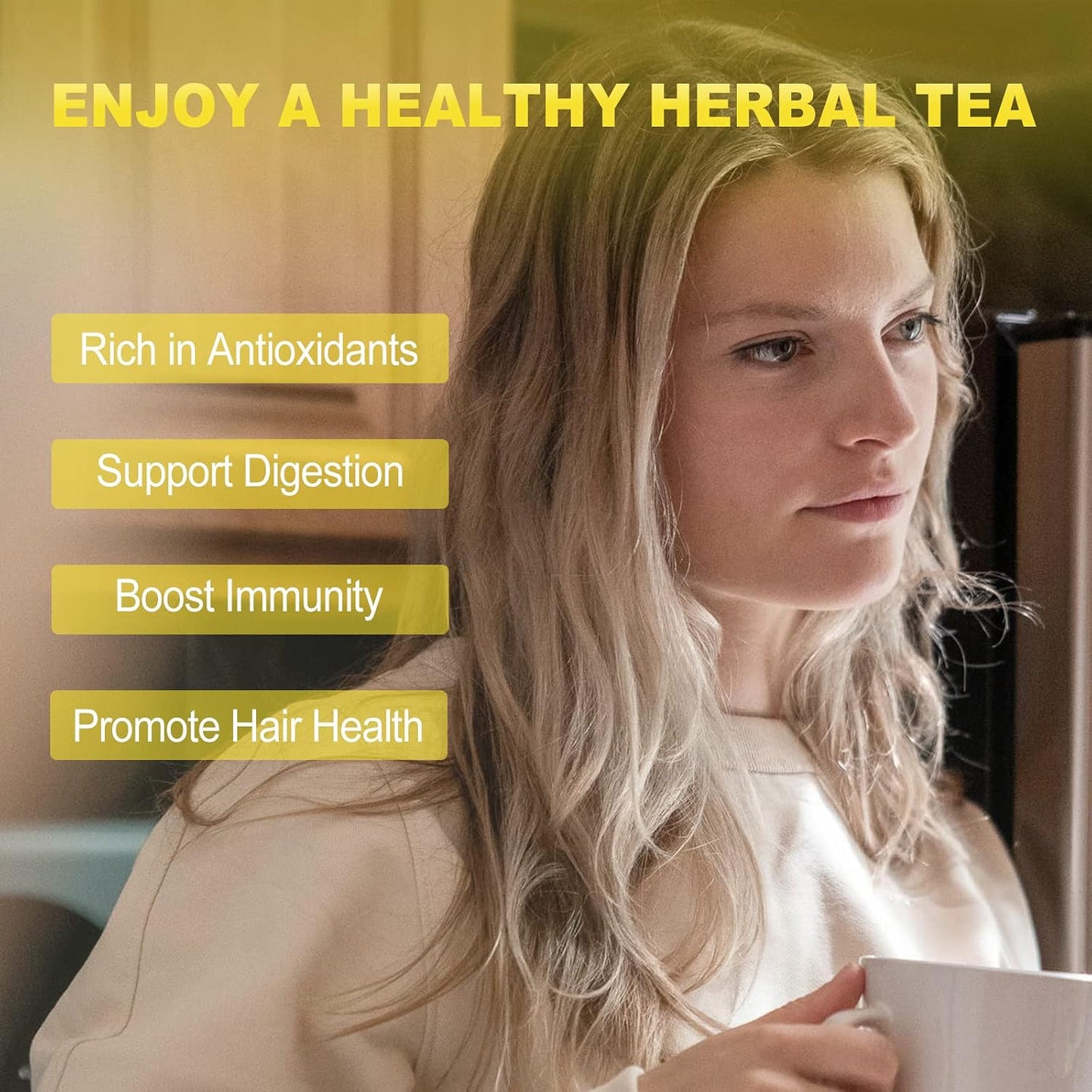 FullChea - Burdock Root Tea Bags, 40 Count, Premium Burdock Root