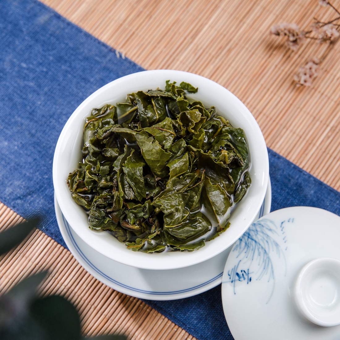 ChaWuWarmSun-[B] Fragrant TieGuanYin Oolong Tea,3.5oz/100g,WuLong Tea Loose Leaf Wu Long,Origin of AnXi,FuJian,Chinese