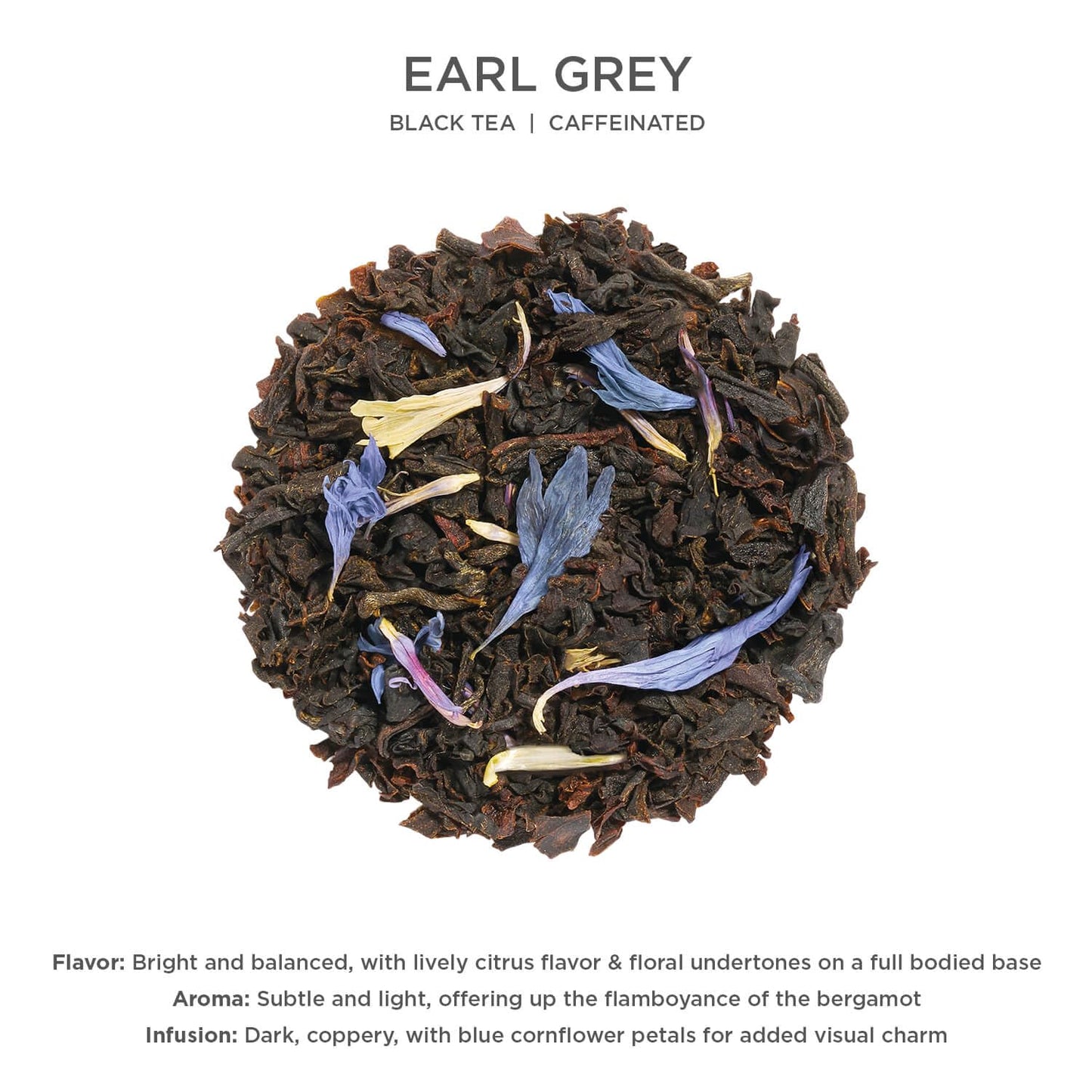 Tea Forte Earl Grey Premium Caffeinated Black Tea Blend Event Box, Bulk Pack 40 Count, 10 per tray Individually Wrapped Handcrafted Pyramid Infusers