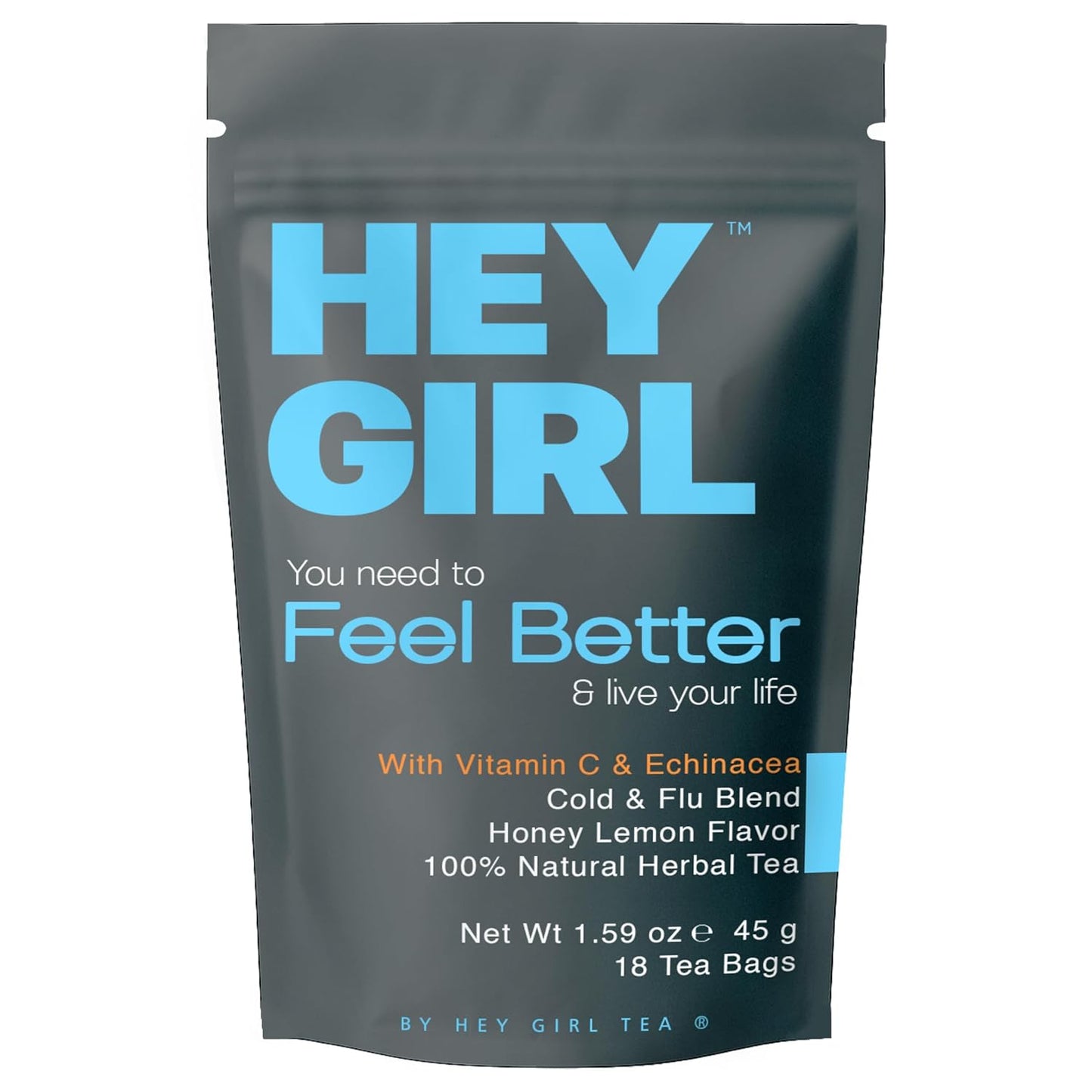 Get Well Soon Gifts For Women | Immunity Tea For Colds and Sore Throat with Elderberry, Echinacea | Care Package For Sick Friend to Feel Better | Recovery Immune Support, Herbal Throat Coat Tea Bags