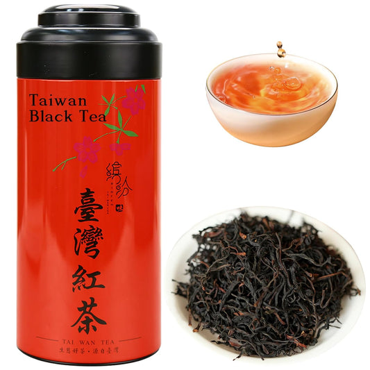 Chaduo Taiwan Honey Black Tea Loose Leaf Chinese Taiwan High Mountain Black Tea Leaves 100g/3.53oz Grade AAA With Natural Honey Aroma 红茶 台湾红茶 台湾茶
