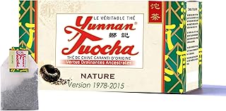 Yunnan Tuocha® - Nature Tuocha Tea - 30 Sachets (Pack of 1 Box x 30) - 60g - Guaranteed Origin Chinese Tea (Version 1978-2015)