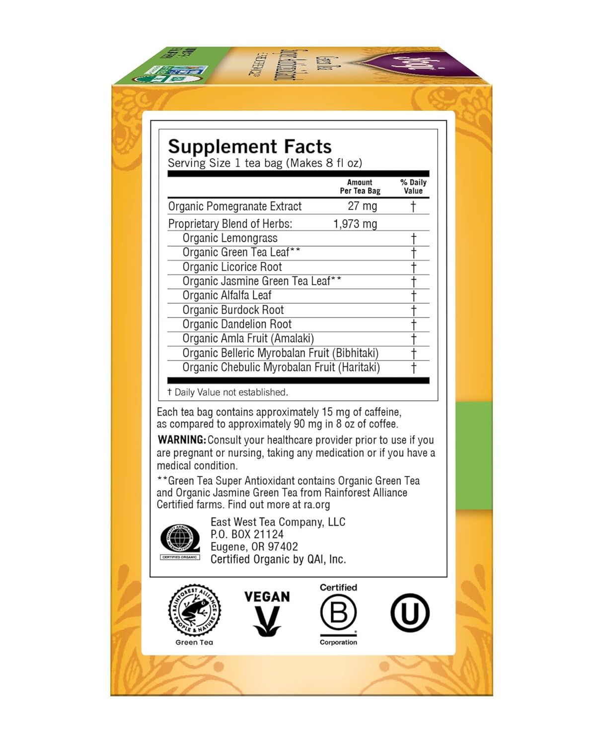 Yogi Tea, Green Tea Super Antioxidant, 16 Count