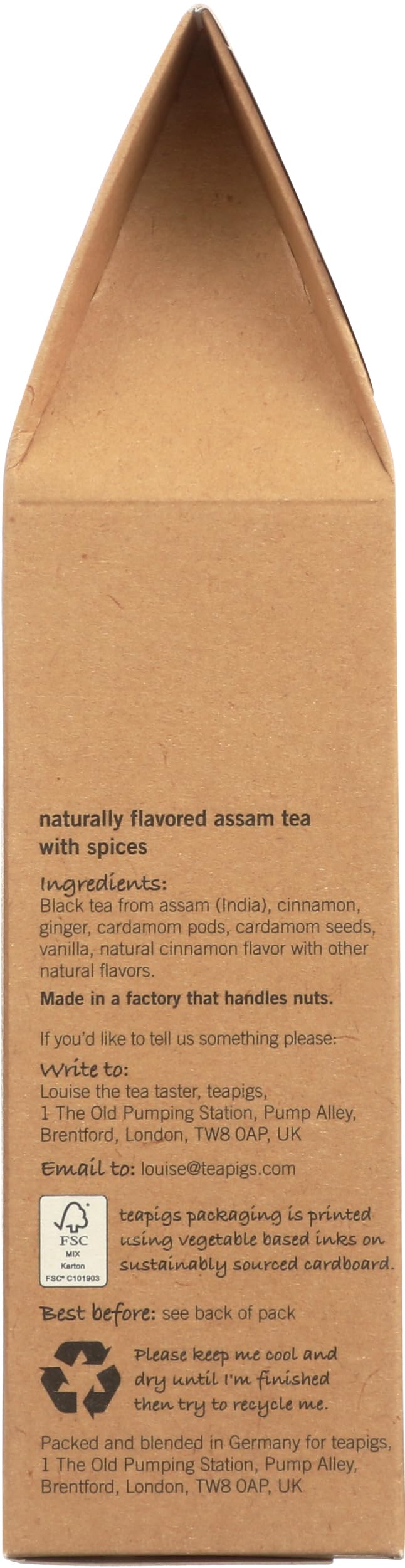 Teapigs, Tea Chai, 15 Count