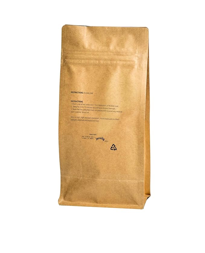 Jovvily Mullein Leaf - 1 lb - Cut & Sifted - Herbal Tea - Caffeine Free.