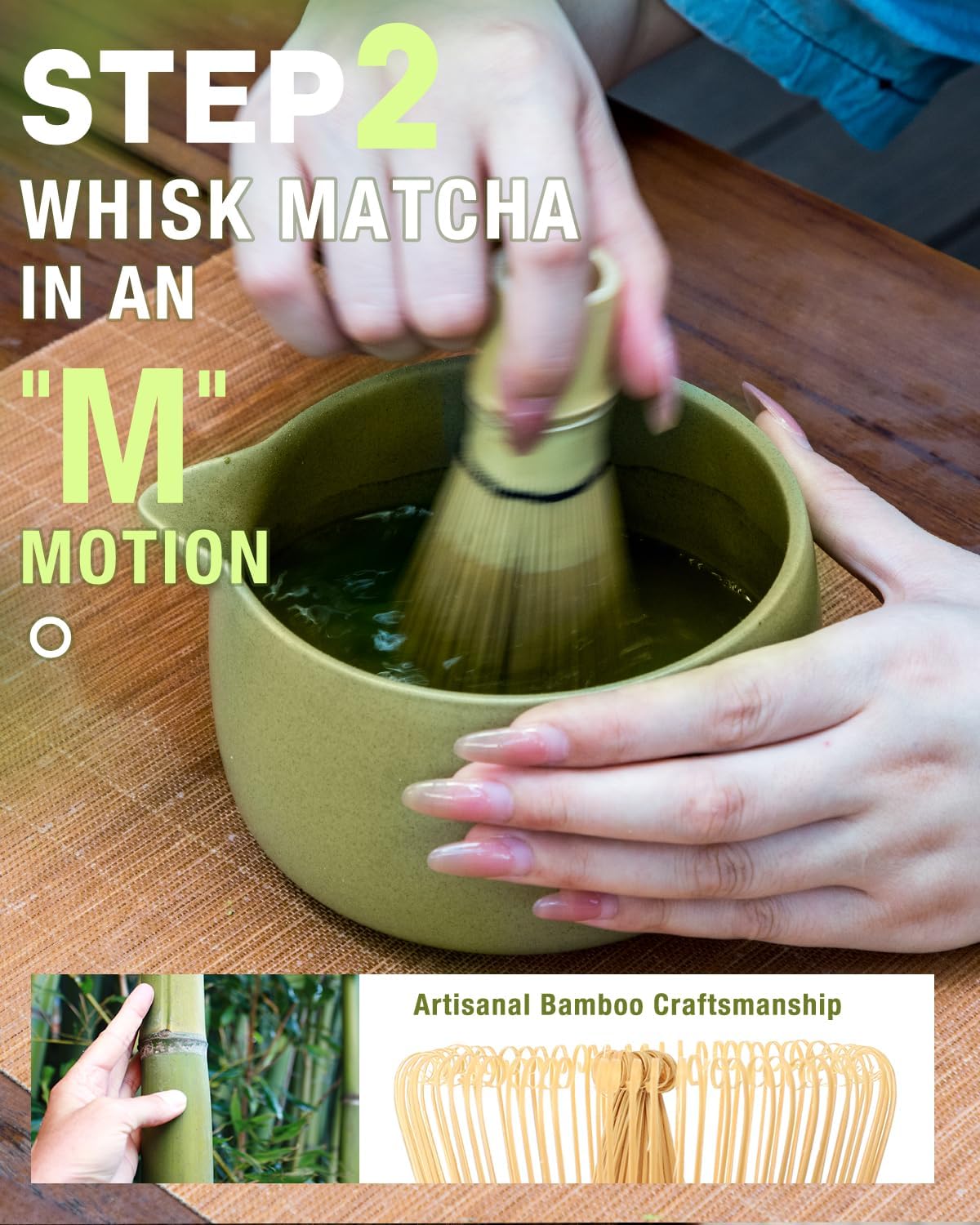 20OZ Matcha Whisk Set - Matcha Kit for Ceremony, Gift for Matcha Lovers