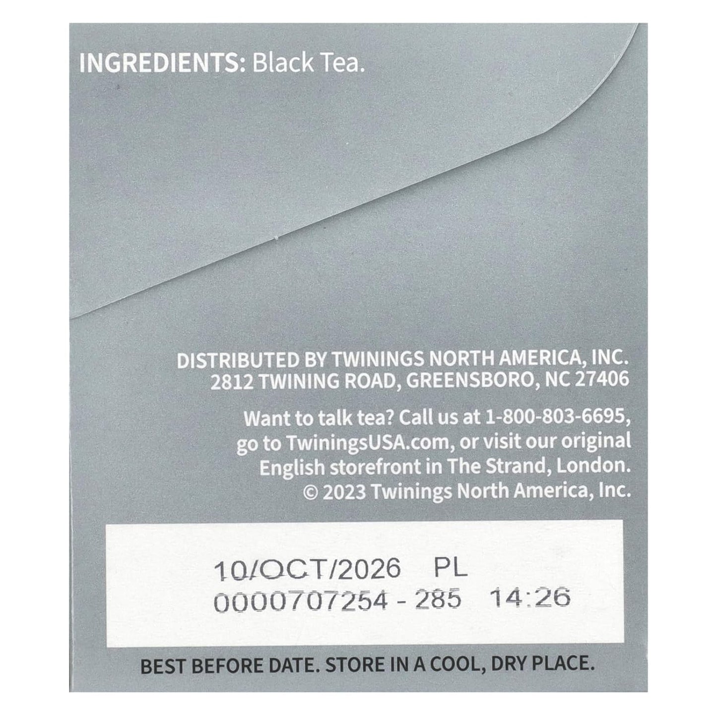 Twinings Prince of Wales Tea - Classic, Mellow Caffeinated Black Tea Bags Individually Wrapped, 20 Count