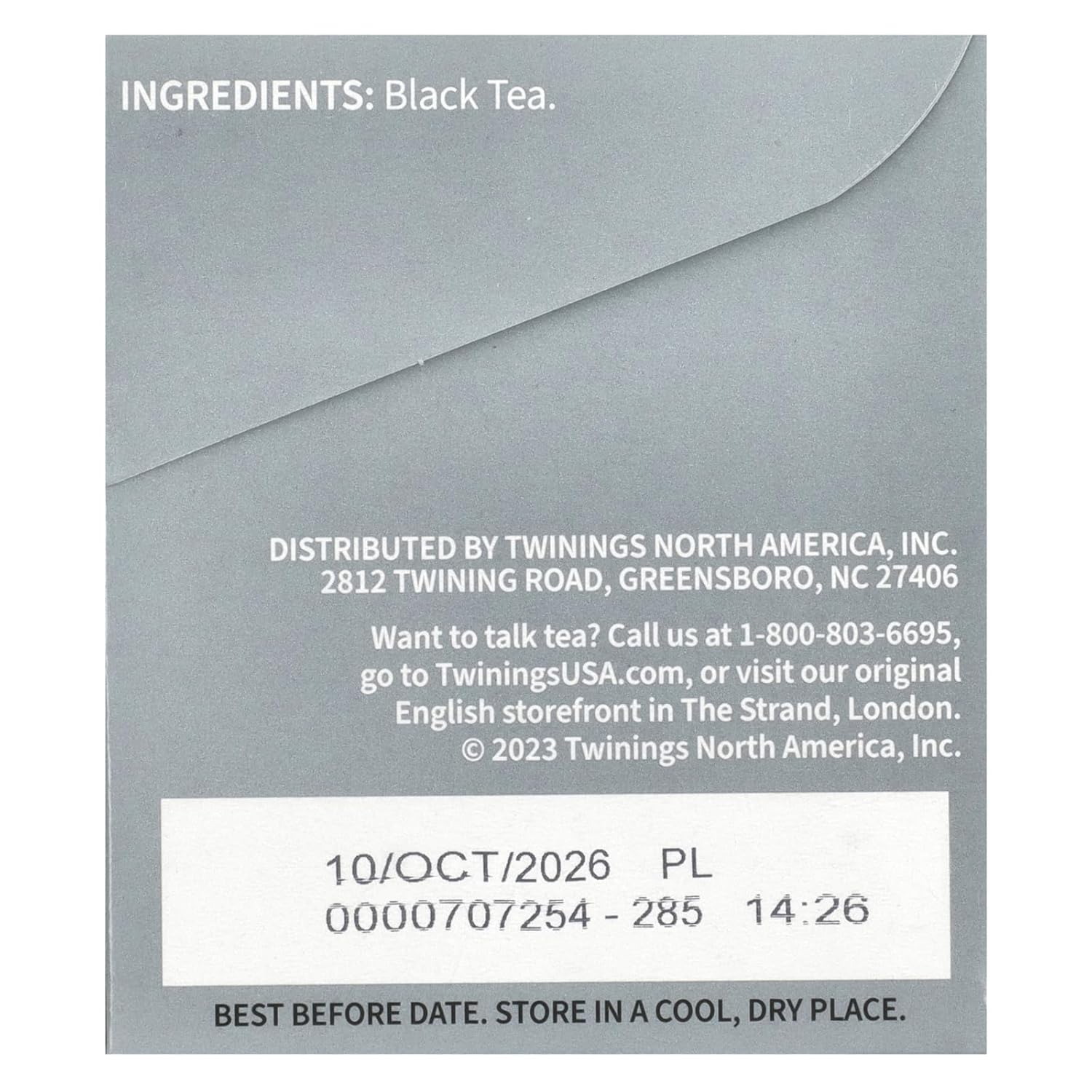 Twinings Prince of Wales Tea - Classic, Mellow Caffeinated Black Tea Bags Individually Wrapped, 20 Count