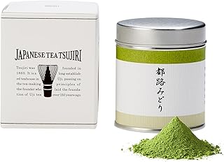 TSUJIRI Matcha - Tsuji Midori (30g / 1.06oz) - Ceremonial Grade Matcha Powder - Authentic Japanese First Harvest Matcha Green Tea - Uji, Kyoto, Japan, 1860