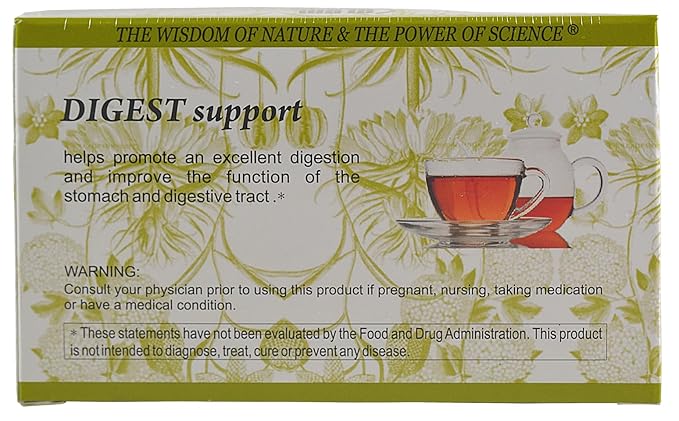 Salem Botanicals Herbal Tea, Digest Support, 20 Count, 1.2 oz