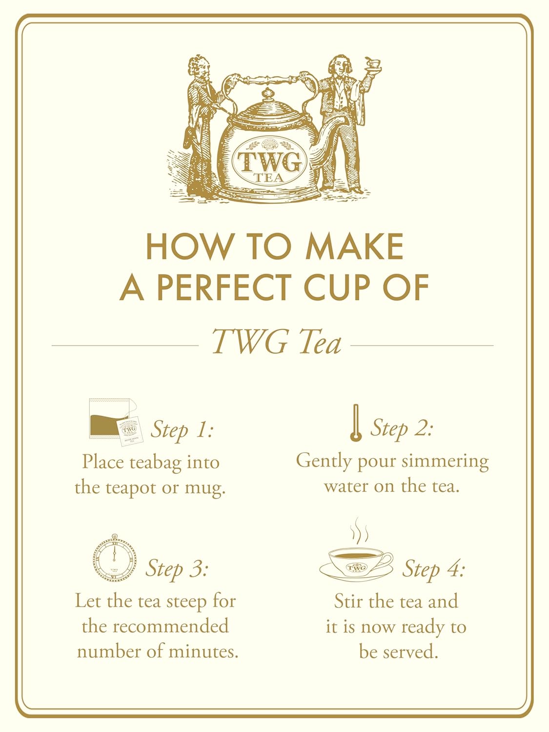 TWG Tea | Jasmine Queen Tea | Green Tea | Jasmine Flowers | 15 Hand Sewn Cotton Teabags | Gift Set