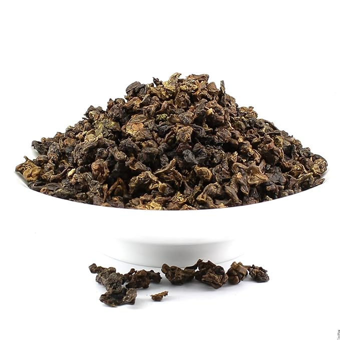 Taiwanese GABA Oolong Loose Leaf Tea - Gaba Oolong Soothing Tea. Gabba Wu Long Tea From Taiwan