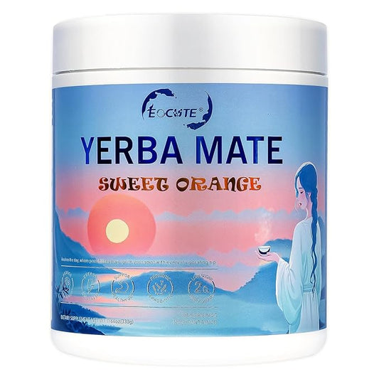 Yerba Mate Instant Tea Powder Magic, 3-in-1 Super Drink Sweet Orange Boost Energy, Focus, Immunity and Gut Health Powered by Nootropics, Prebiotics and Probiotics zempic weight loss