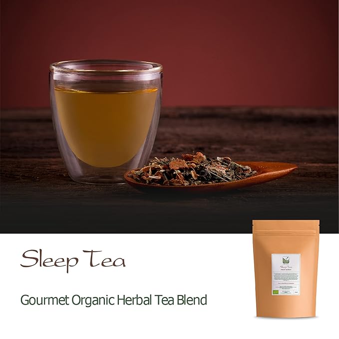 Sleep Tea Organic Herbal Tea - All Natural Sleep Blend - Good Night Relaxing Camomile Infusion - Soothing - Calming Tea Sleepy Tee Sleep Tea Slepy Tea Sleepytea Seeping Tea Sleppy Tea