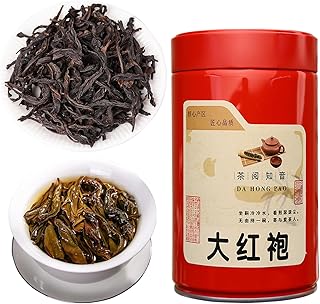 CHADUO Dahongpao Oolong Tea 4.23oz/120g Big Red Robe Tea Da Hong Pao Loose Leaf Chinese High Mountain Wu Long Tea, Strong Floral Flavor, Top Grade 特级大红袍 武夷正岩茶 乌龙茶