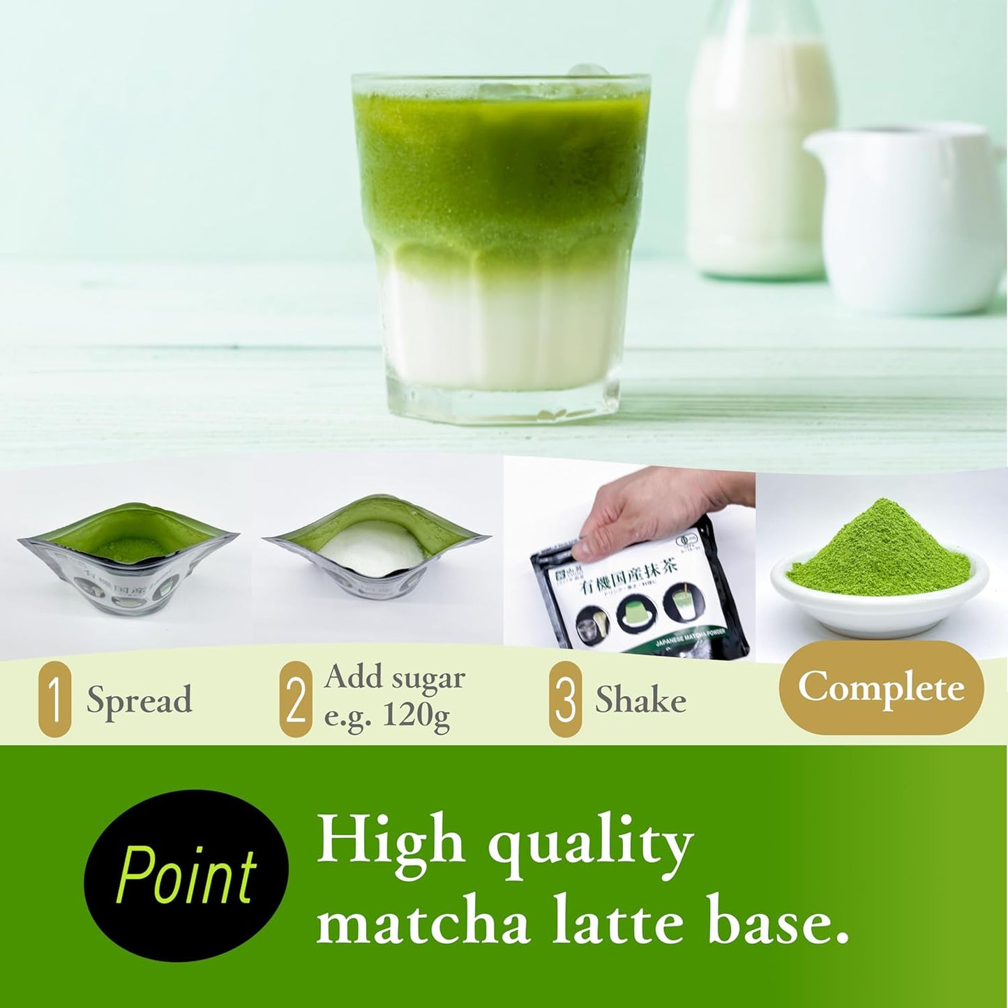 YAMAEI, Matcha Powder, Ceremonial Grade, 30g, Japanese Green Tea, First Harvest, Use for Drinking, Latte
