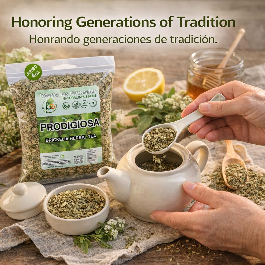 B-Experts Prodigiosa Herbal Tea – 4 oz (113g) – 100% Natural Mexican Herb – Wildcrafted Brickellia – Vegan, Non-GMO – Loose