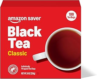 Amazon Saver, Classic Black Tea, 8 Oz, 100 Ct
