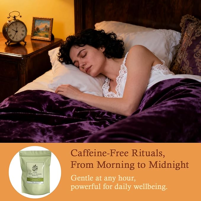 Harbique Chamomile & Jujube Herbal Tea Blend Red Dates & Goji Berries, Sleepytime Tea for stress relief, Postpartum Essentials for Mothers Milks