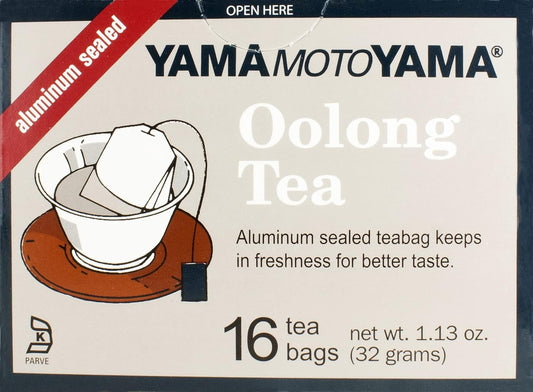 Yamamotoyama Oolong Tea, 16 bags (Pack of 6)