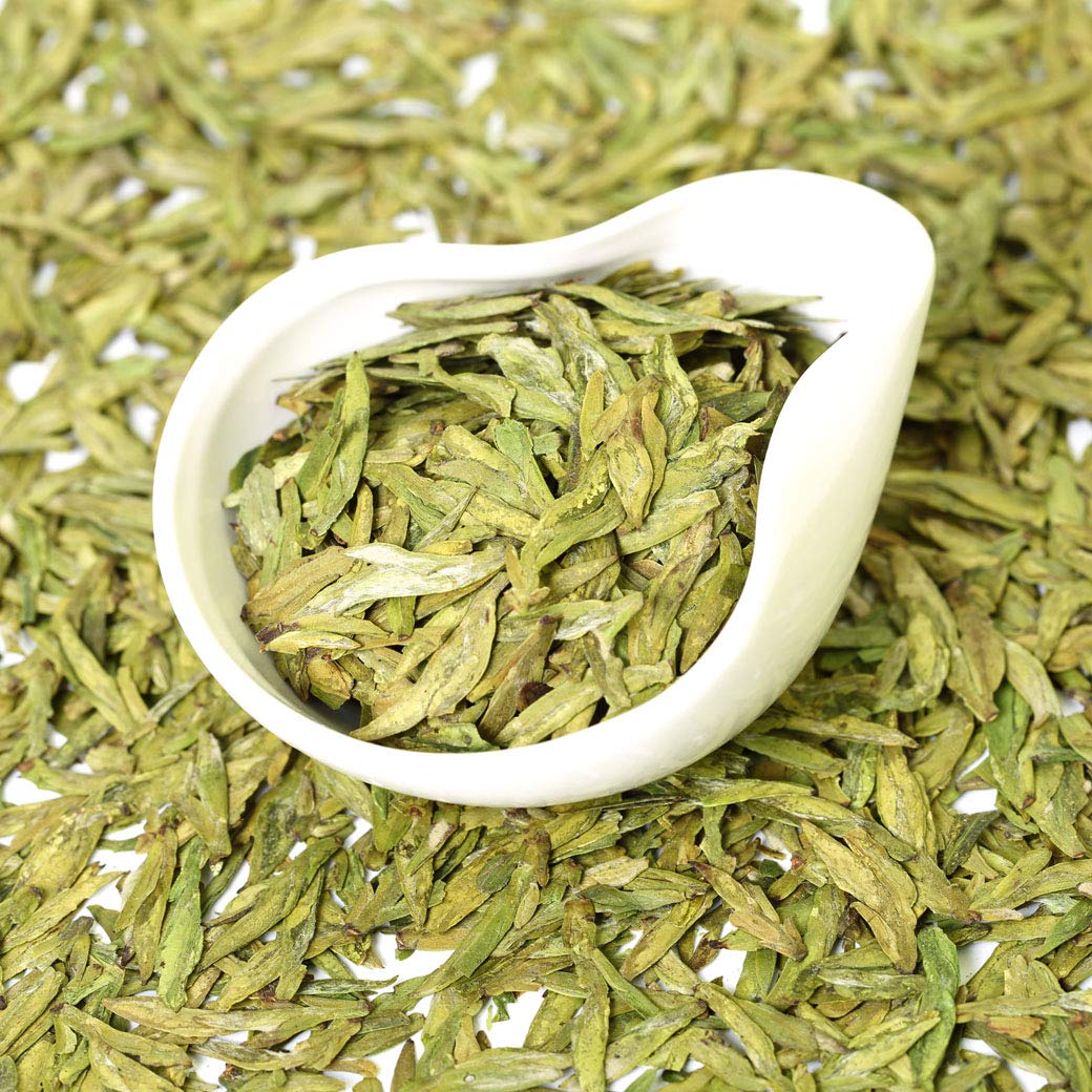 GOARTEA - Dragon Well Longjing Green Tea - 100g / 3.5oz Nonpareil Supreme Grade - West Lake Long Jing Green Tea - Loose Leaf Chinese Spring Xihu Dragonwell