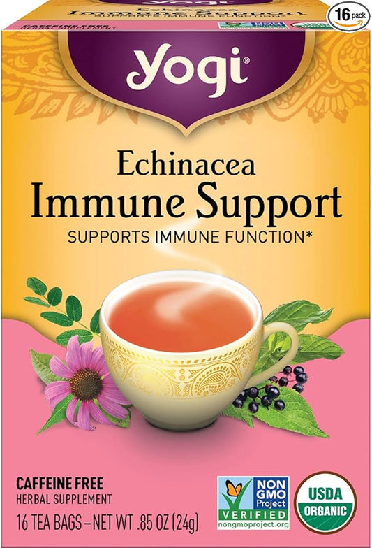Yogi Tea,OG3,ECHINACEA Immune, 16 Bag