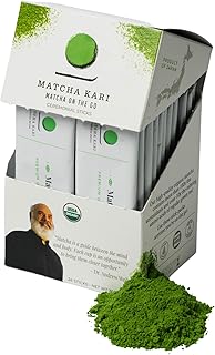 Matcha Green Tea Powder Single Serving Sticks, Dr. Weil's Ceremonial Organic Matcha Powder Singles Packets - Individual Tea Packets (24)