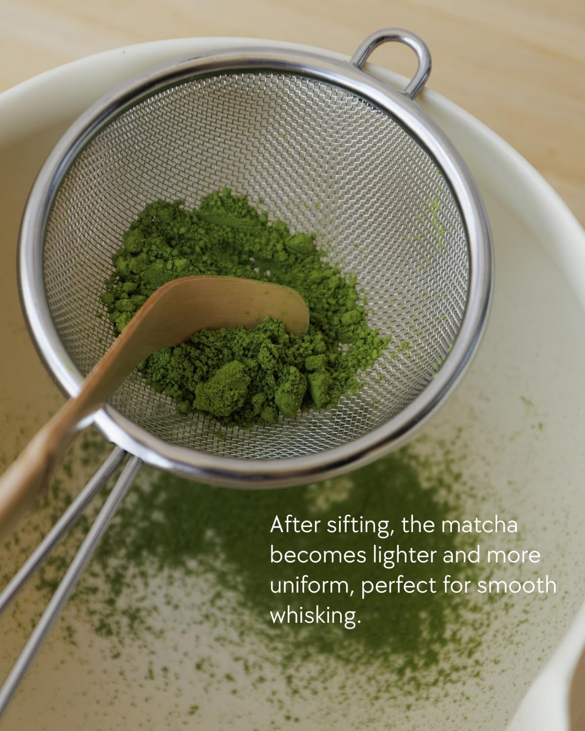 Matcha Set, 5 Pcs Matcha Whisk Set, Matte Buttercream Glaze, 17oz | Elegant Rounded Bowl with Folded Rim, Balanced Weight &amp; Comfortable Size, Gift Box Included