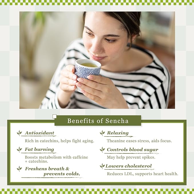 BJDesign "HAJIME" Organic JAS Certified Japanese Sencha Green Tea, 80g Loose Leaf