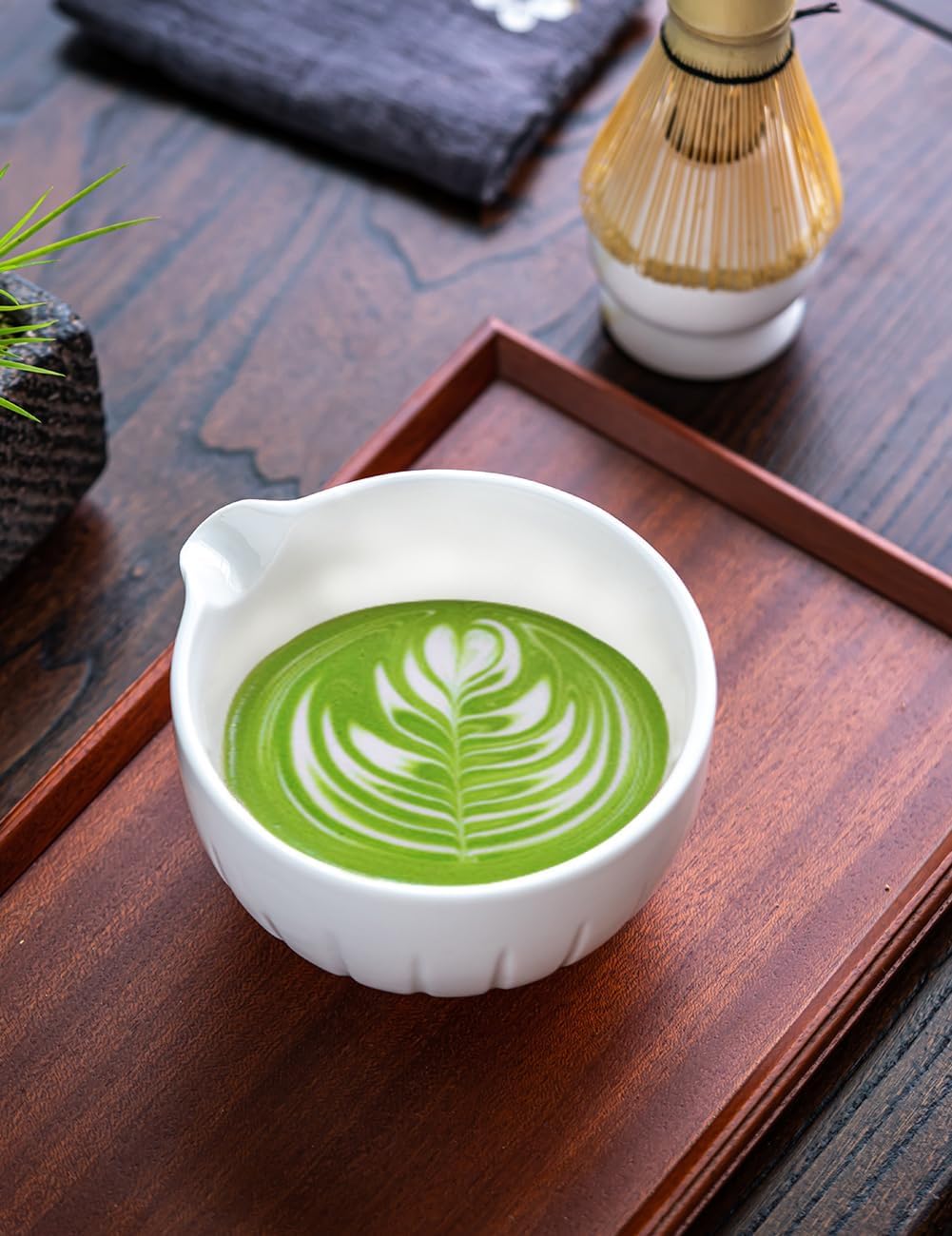 TANG PIN Matcha Set - Match Bowl and Whisk, 15 OZ Matcha Whisk Set