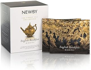 English Breakfast Black Tea by Newby Teas – 15 Pyramid Infusers | Bold, Full-Bodied Blend with Smooth Malty Flavor